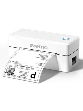 NIB: Bluetooth Thermal Label Printer - White